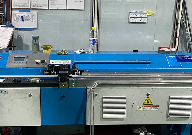 Production equipment bending