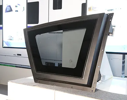 Rail vehicle movable windows