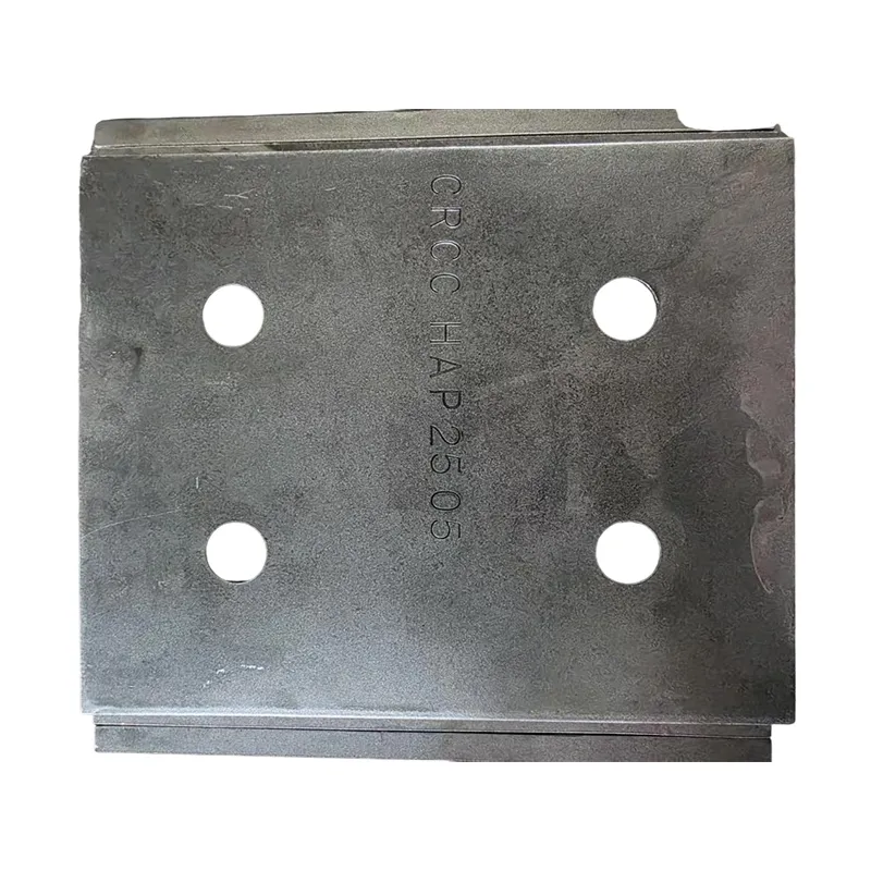No. 45 steel side frame column wear plate for railway freight cars